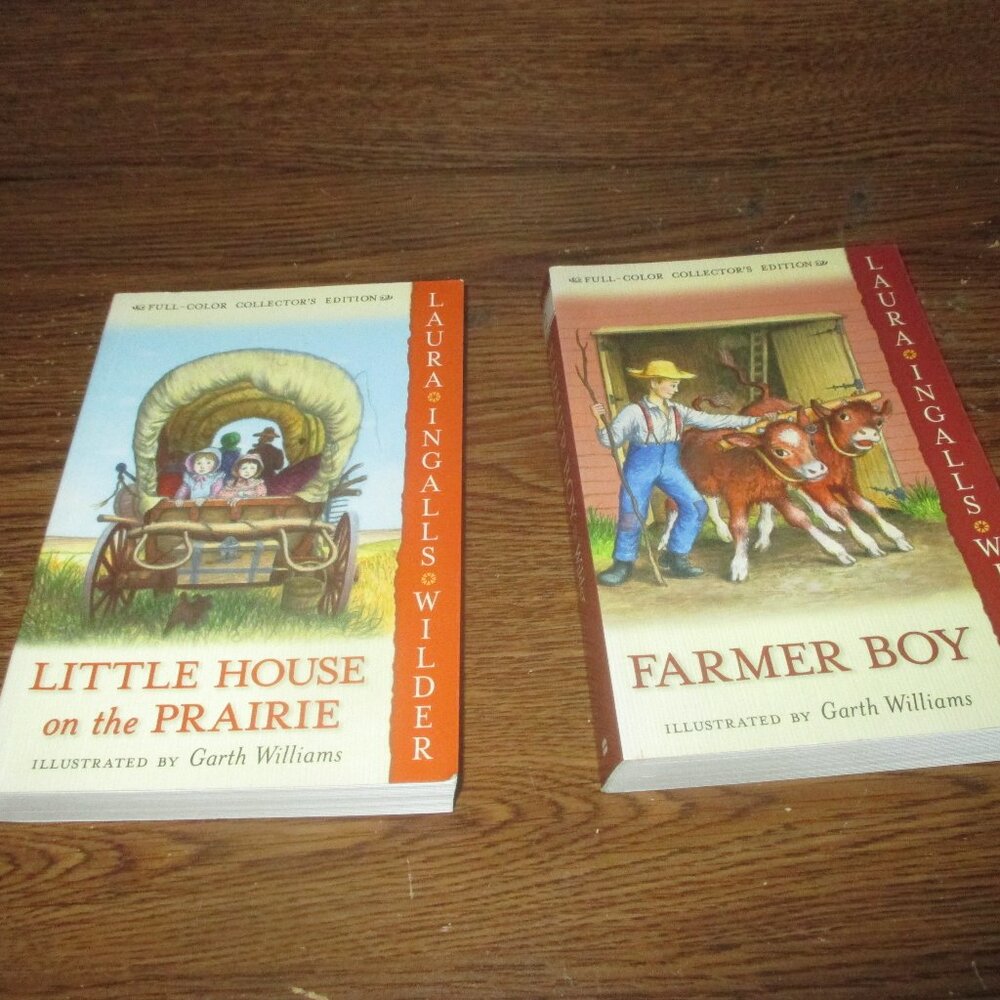 Laura Ingalls Wilder Paperback books - Farmer Boy / Little House on the Prairie